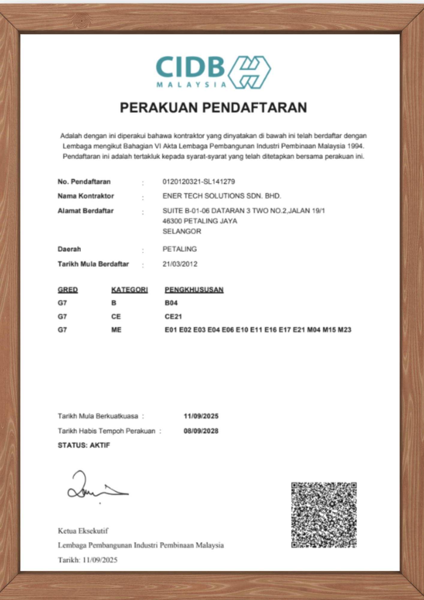 CIDB Registration